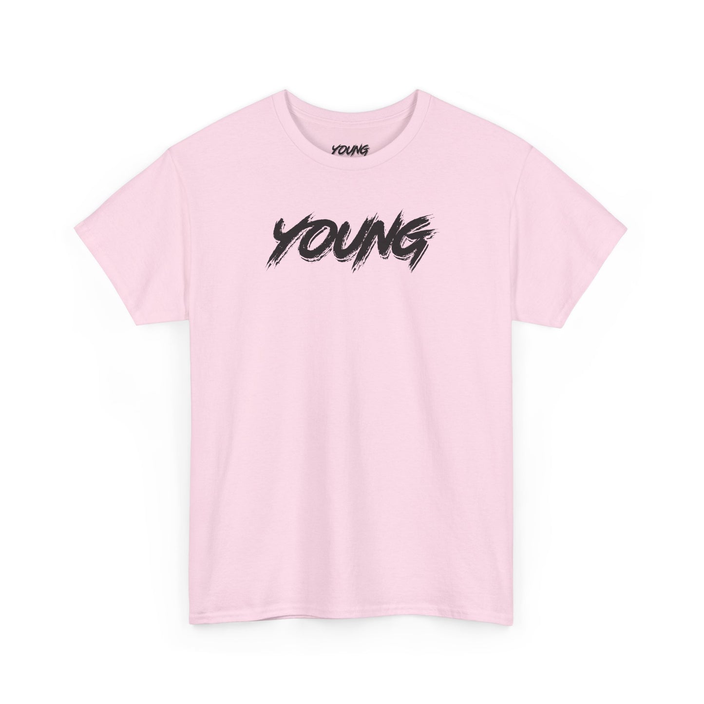 YOUNG (Black Logo) Heavy Cotton T-Shirt — Official Band Merch