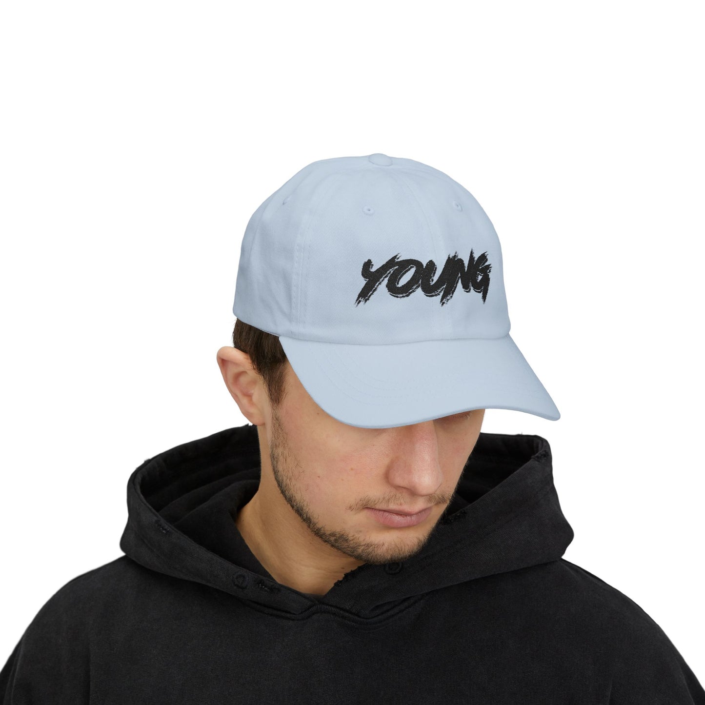 YOUNG (Black Logo) Cap — Classic Brand Baseball Hat