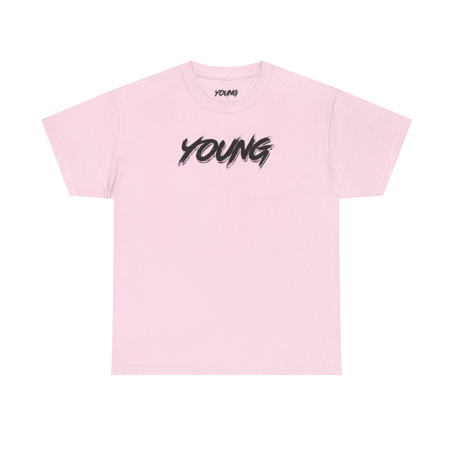 YOUNG (Black Logo) Heavy Cotton T-Shirt — Official Band Merch