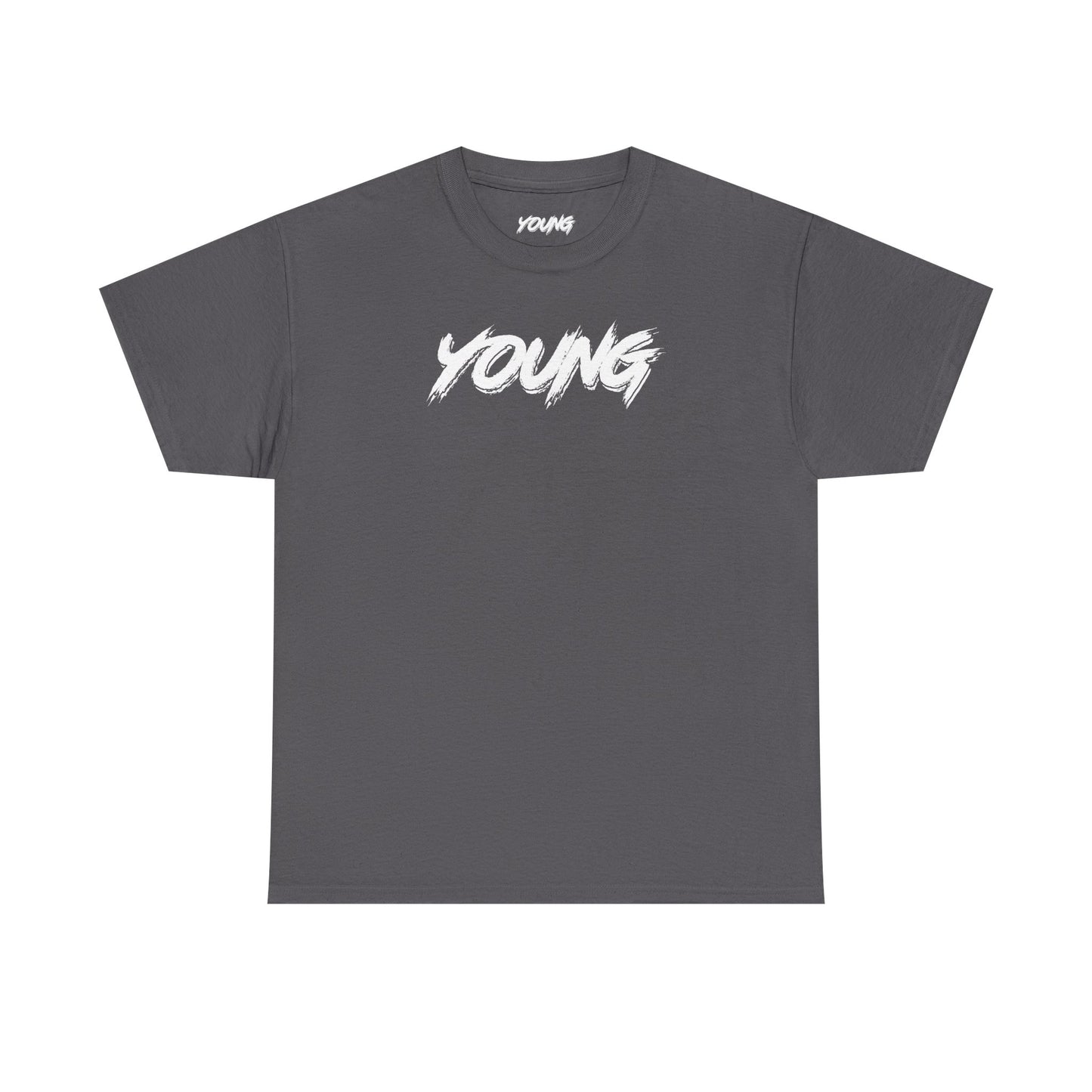 YOUNG (White Logo) Heavy Cotton T-Shirt — Official Band Merch