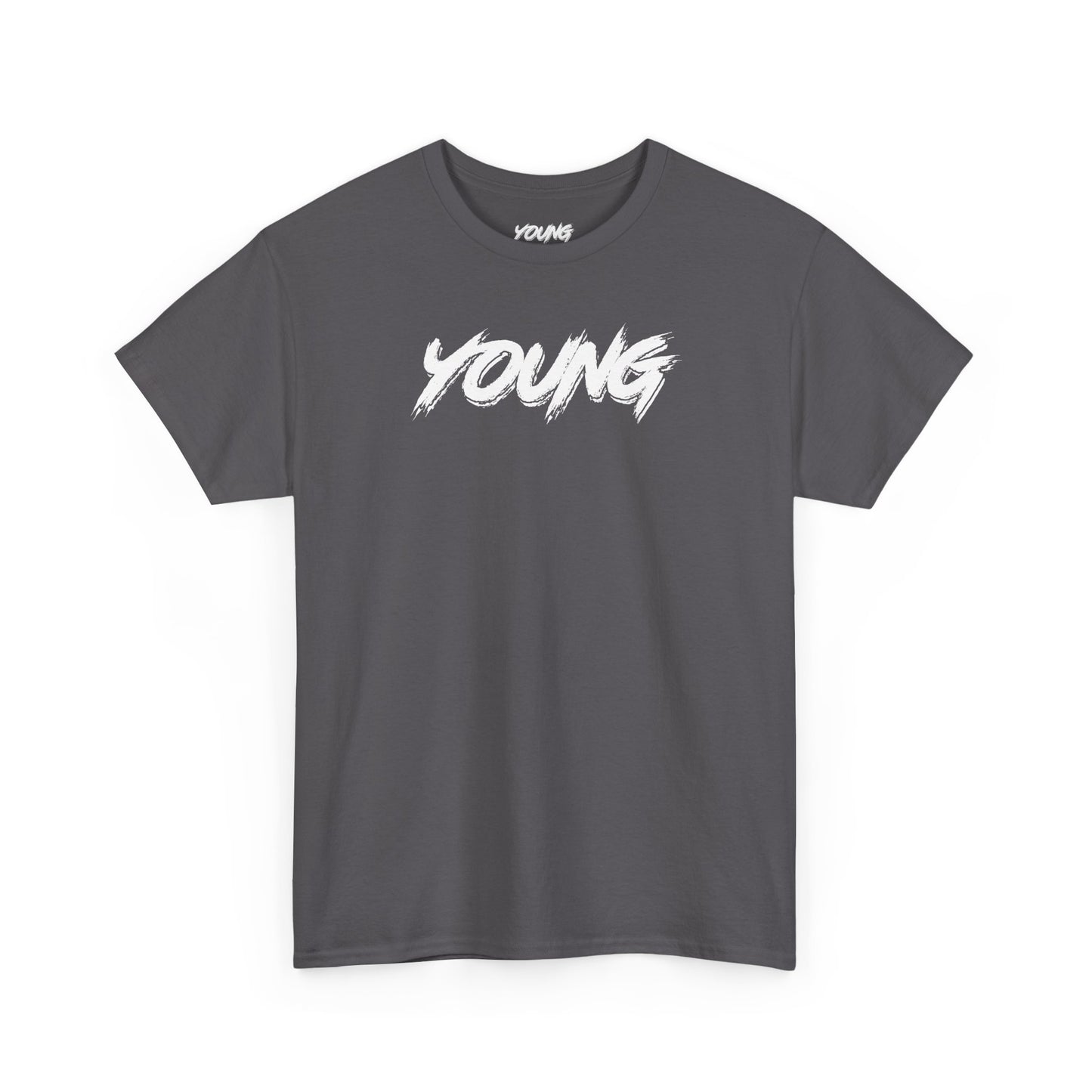 YOUNG (White Logo) Heavy Cotton T-Shirt — Official Band Merch