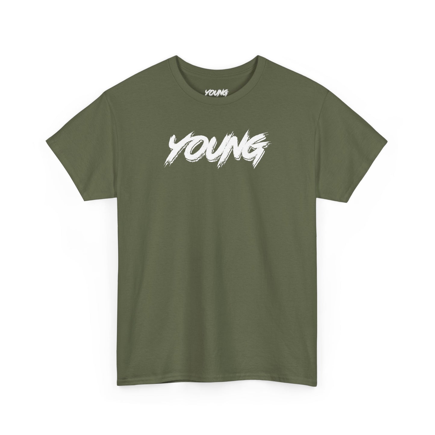 YOUNG (White Logo) Heavy Cotton T-Shirt — Official Band Merch