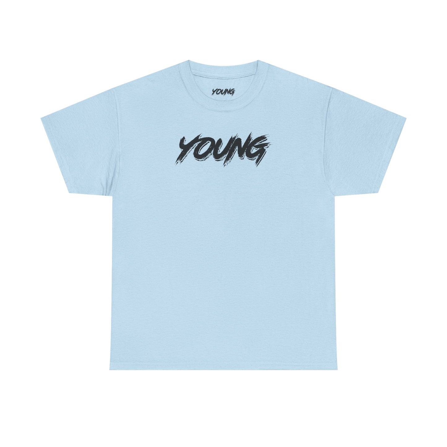 YOUNG (Black Logo) Heavy Cotton T-Shirt — Official Band Merch