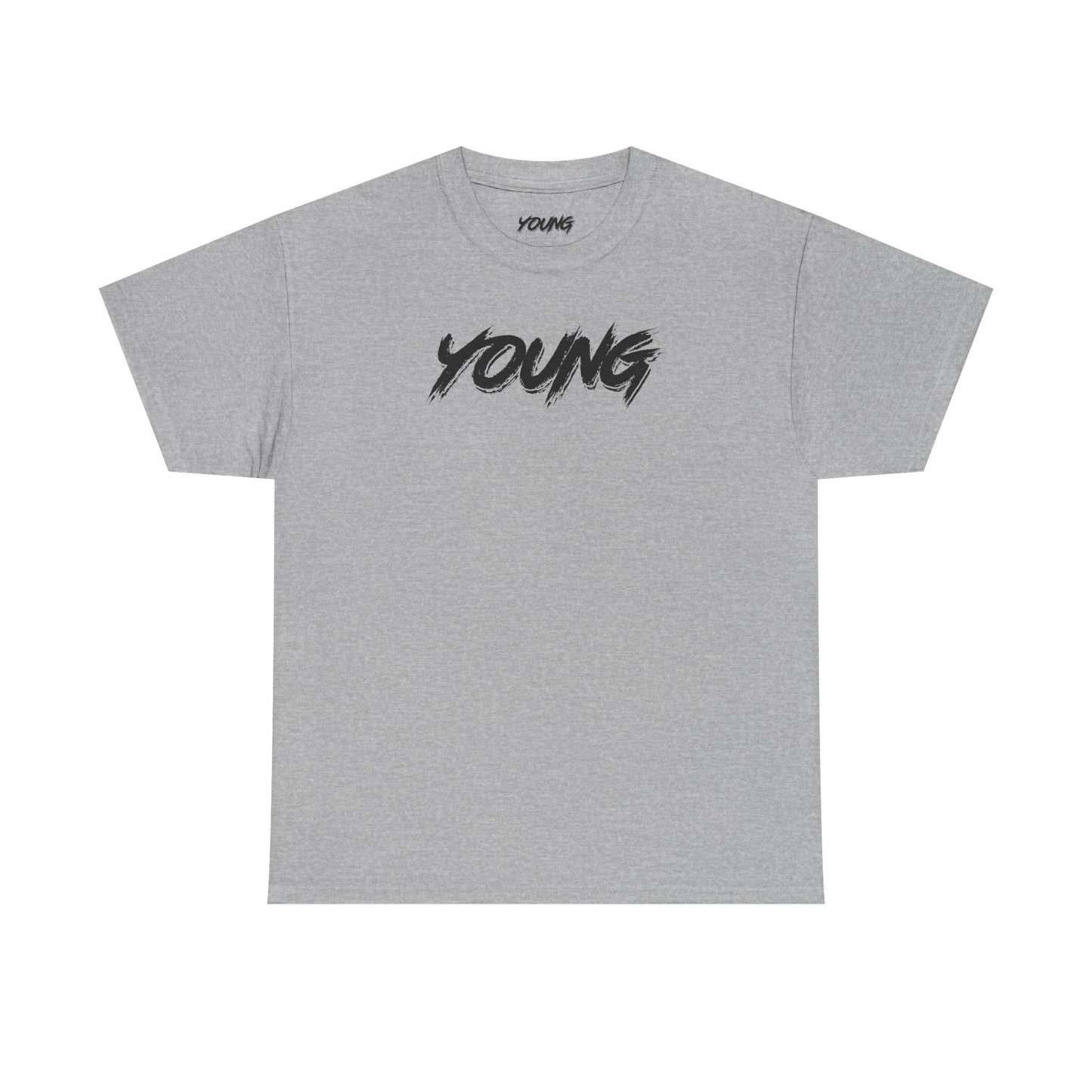 YOUNG (Black Logo) Heavy Cotton T-Shirt — Official Band Merch