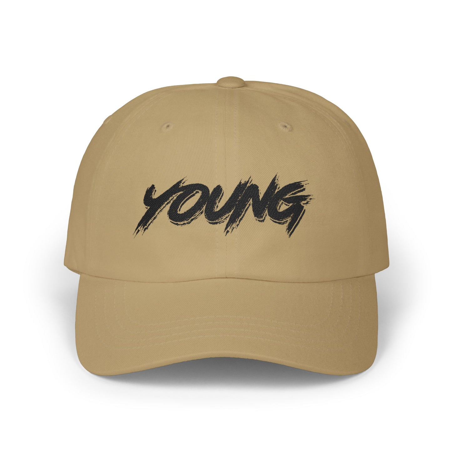 YOUNG (Black Logo) Cap — Classic Brand Baseball Hat