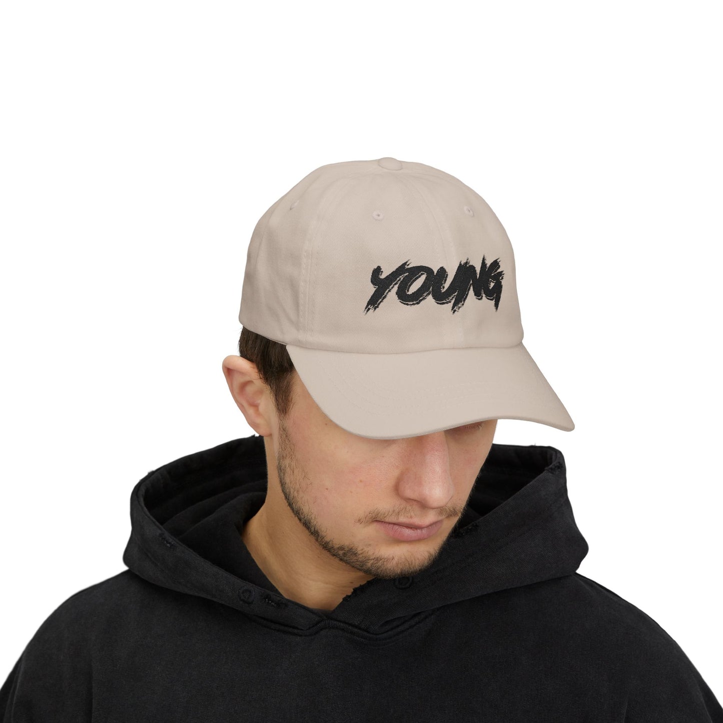 YOUNG (Black Logo) Cap — Classic Brand Baseball Hat