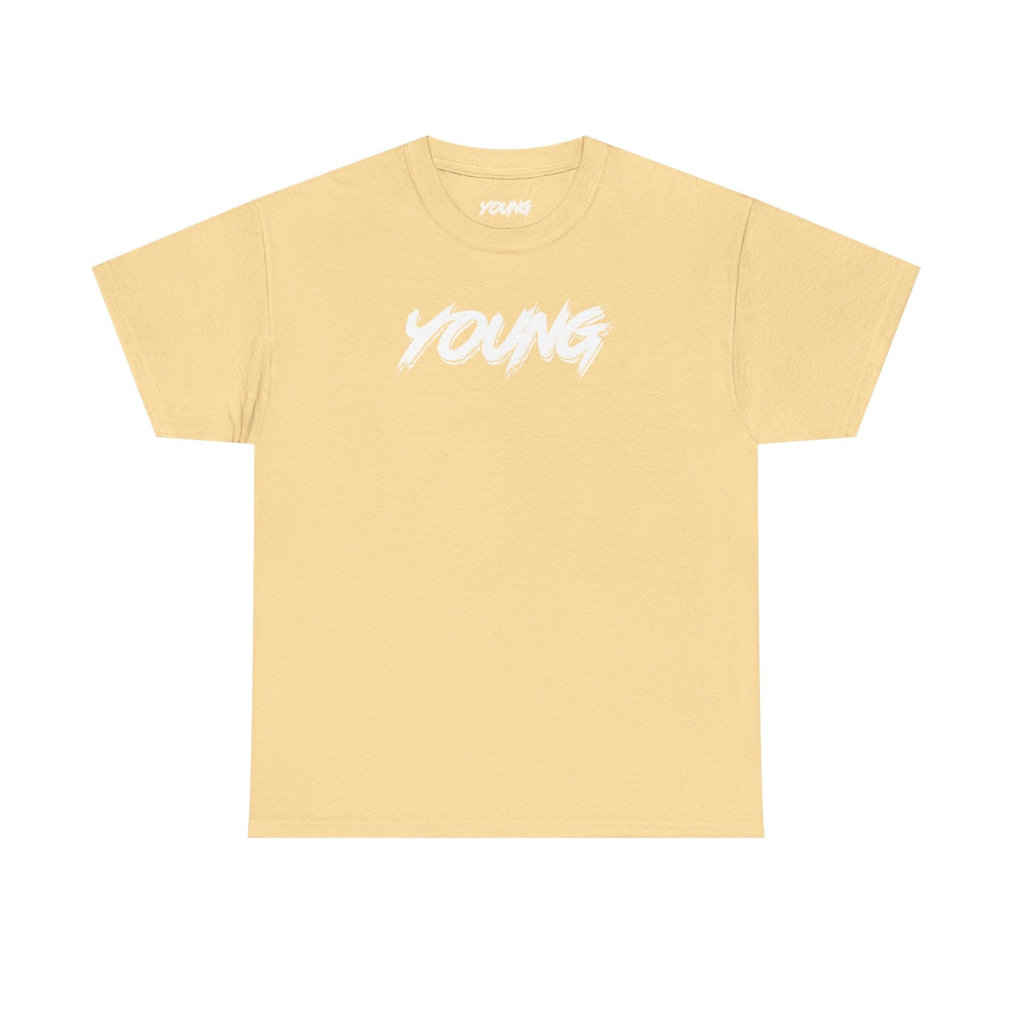 YOUNG (White Logo) Heavy Cotton T-Shirt — Official Band Merch