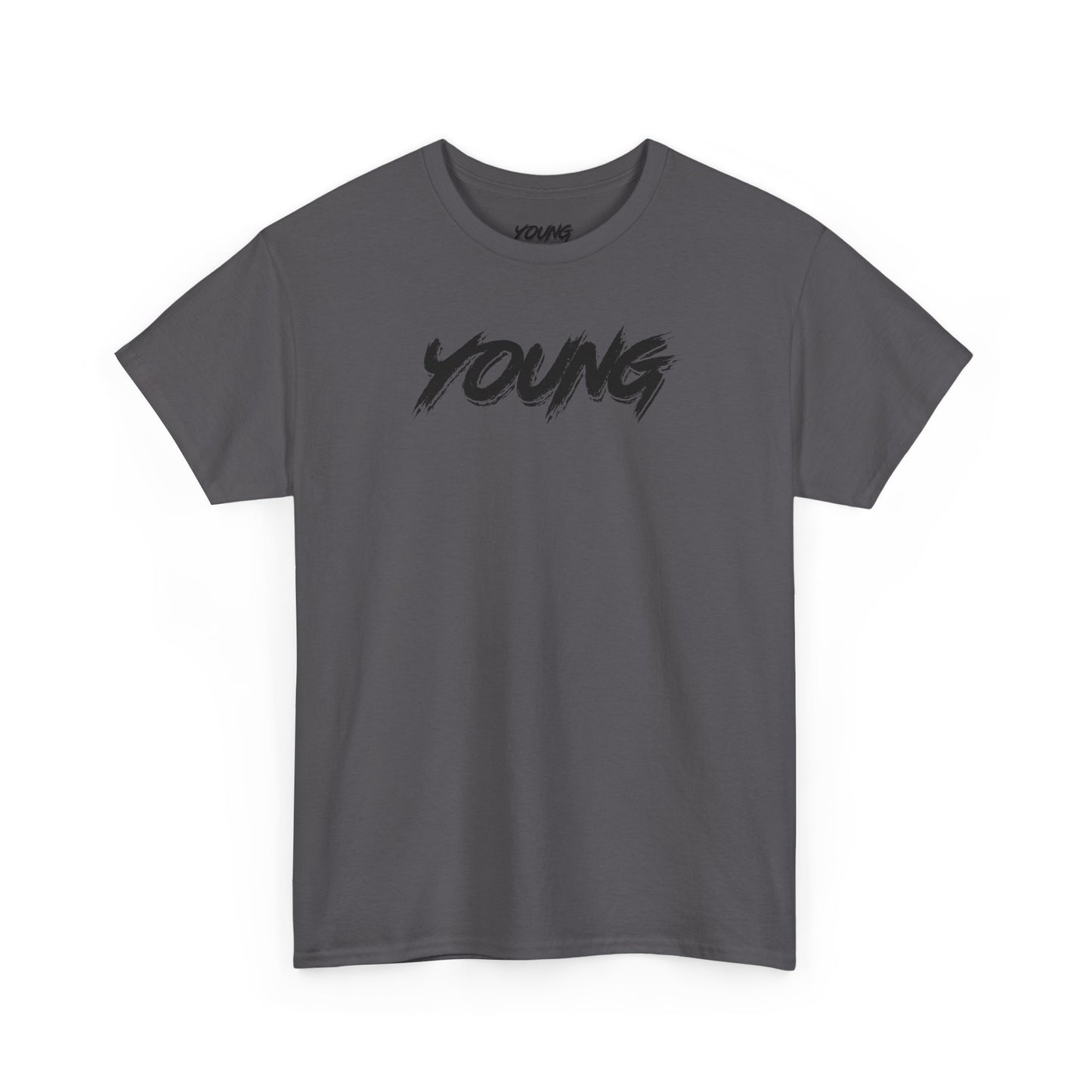 YOUNG (Black Logo) Heavy Cotton T-Shirt — Official Band Merch