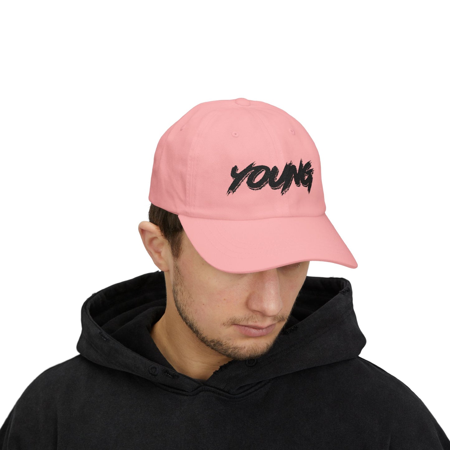 YOUNG (Black Logo) Cap — Classic Brand Baseball Hat