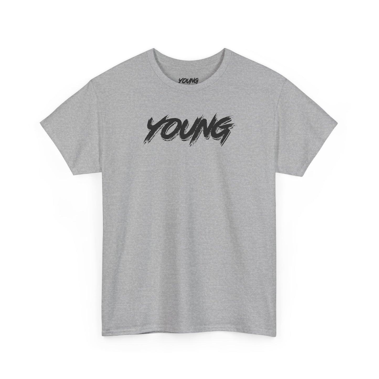 YOUNG (Black Logo) Heavy Cotton T-Shirt — Official Band Merch
