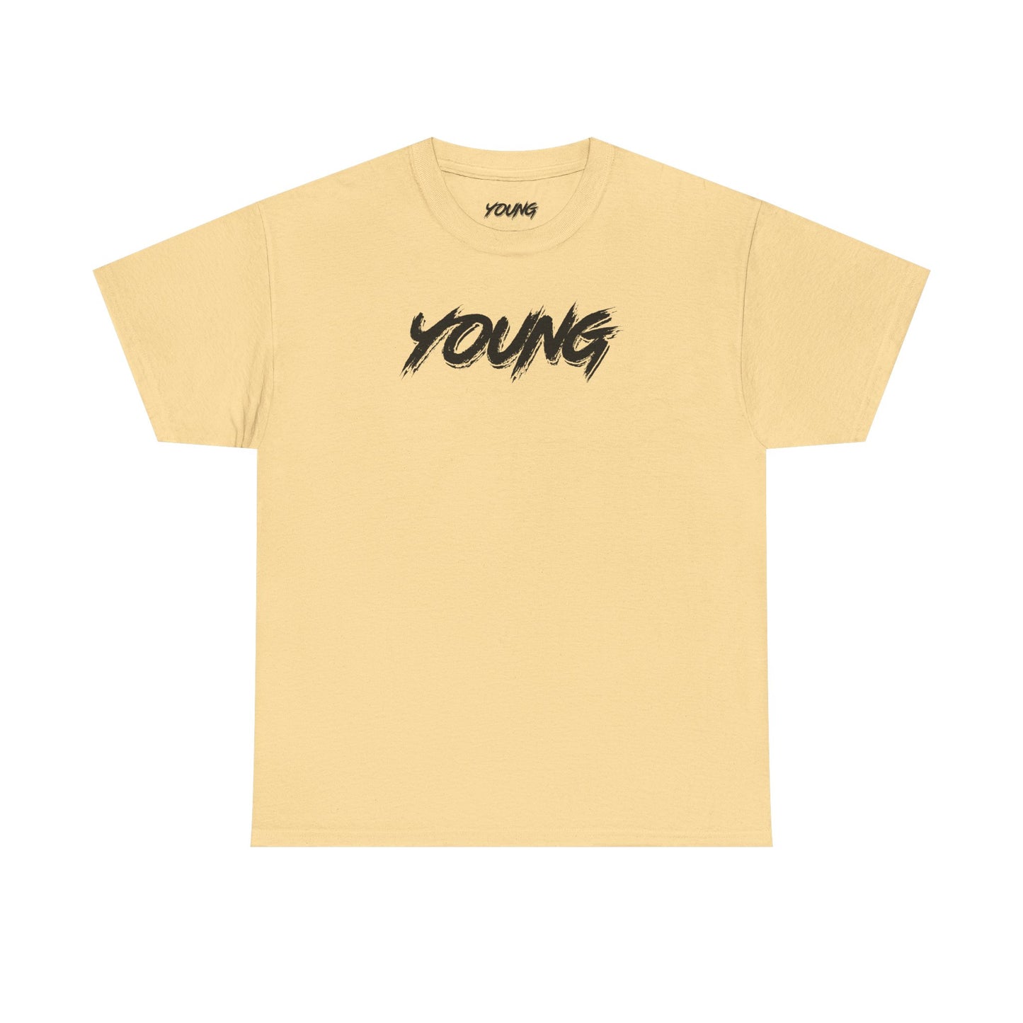 YOUNG (Black Logo) Heavy Cotton T-Shirt — Official Band Merch
