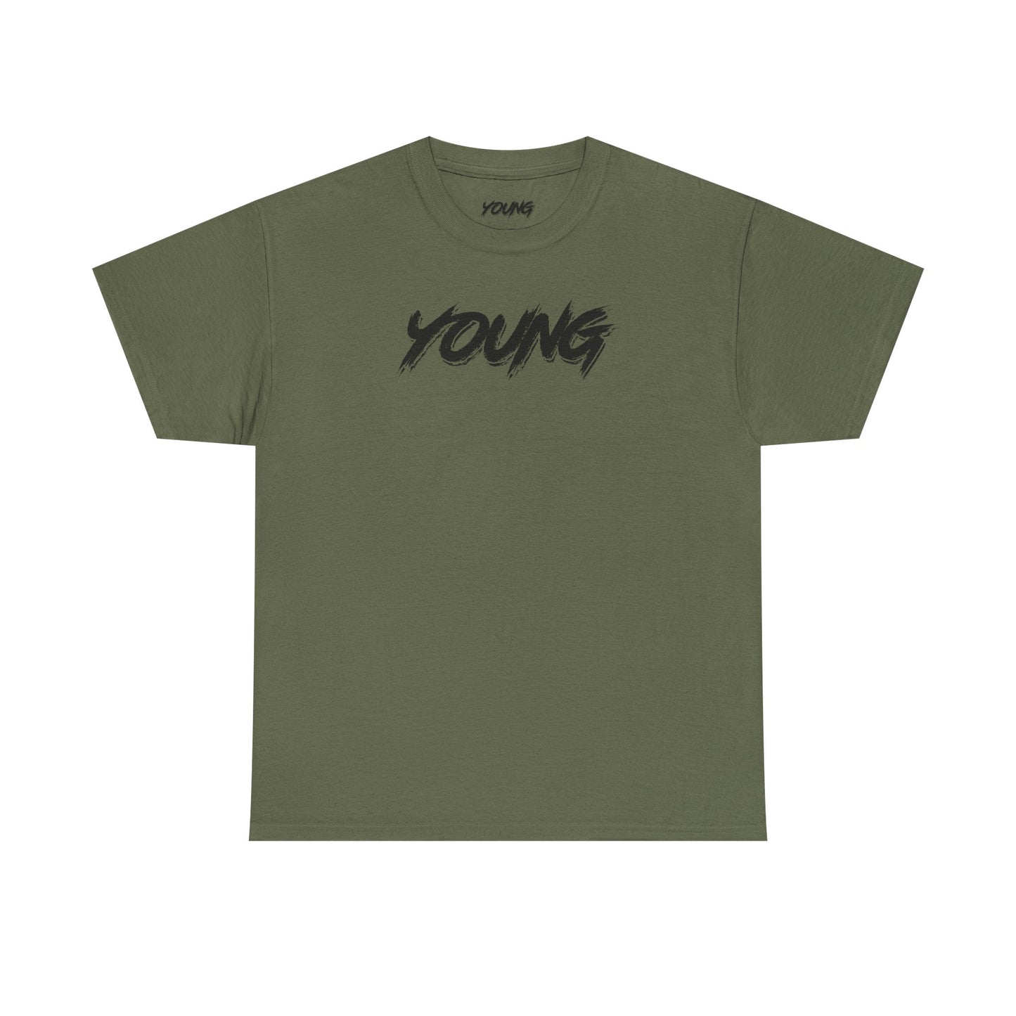YOUNG (Black Logo) Heavy Cotton T-Shirt — Official Band Merch