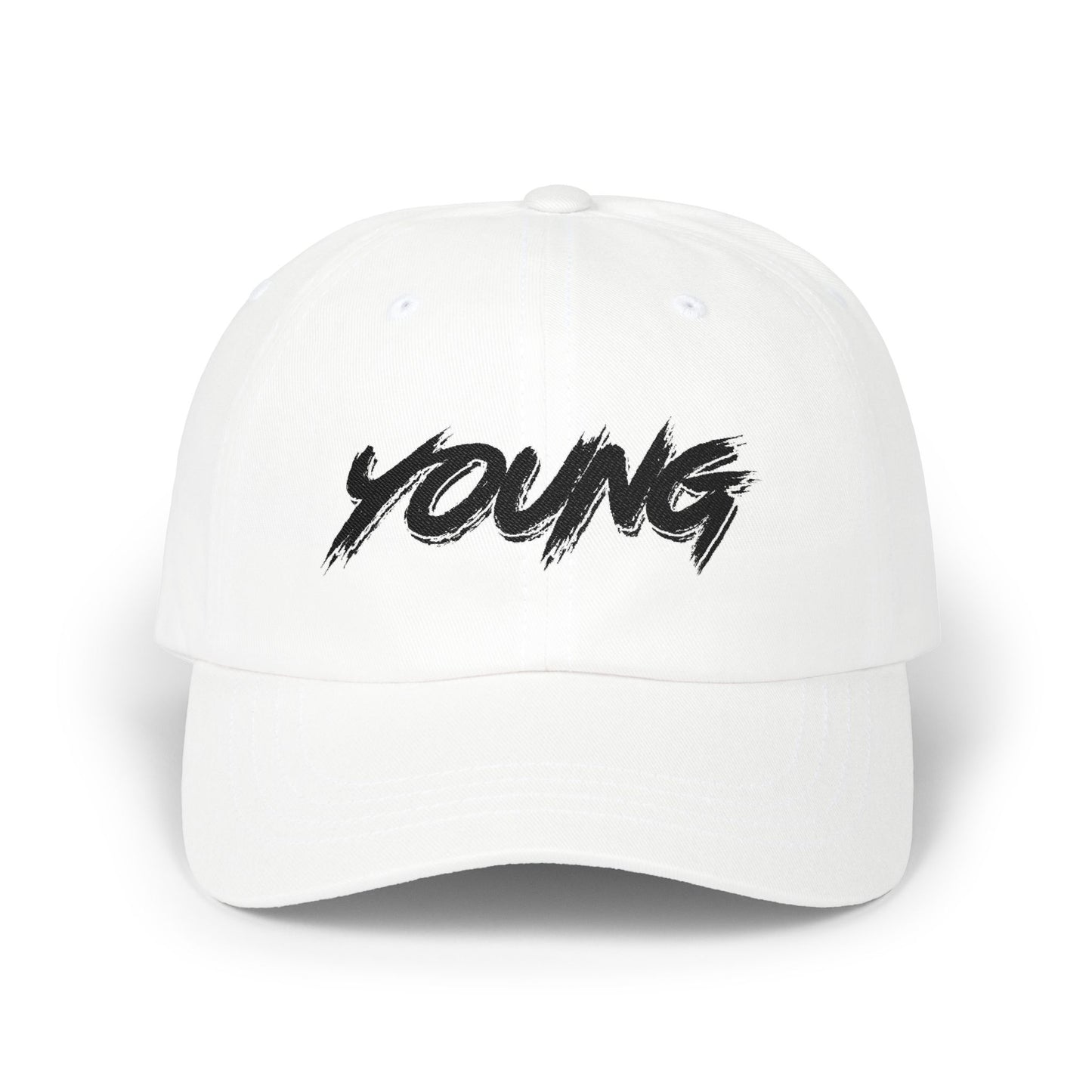 YOUNG (Black Logo) Cap — Classic Brand Baseball Hat