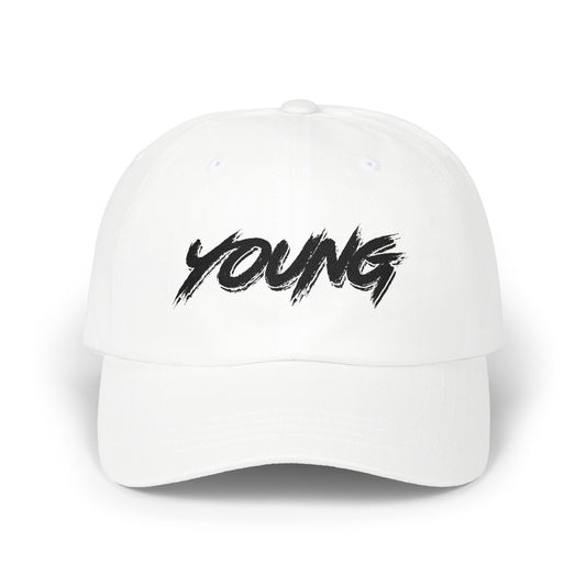 YOUNG (Black Logo) Cap — Classic Brand Baseball Hat