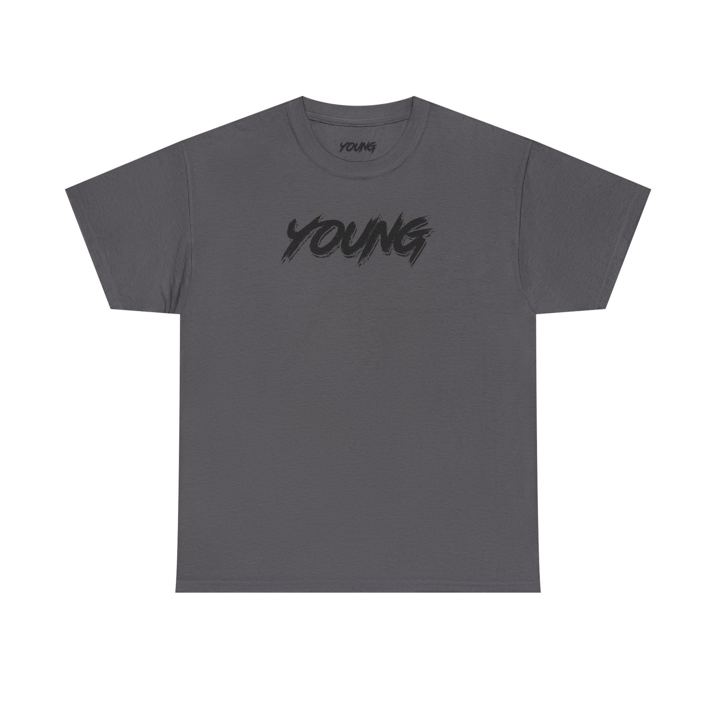 YOUNG (Black Logo) Heavy Cotton T-Shirt — Official Band Merch