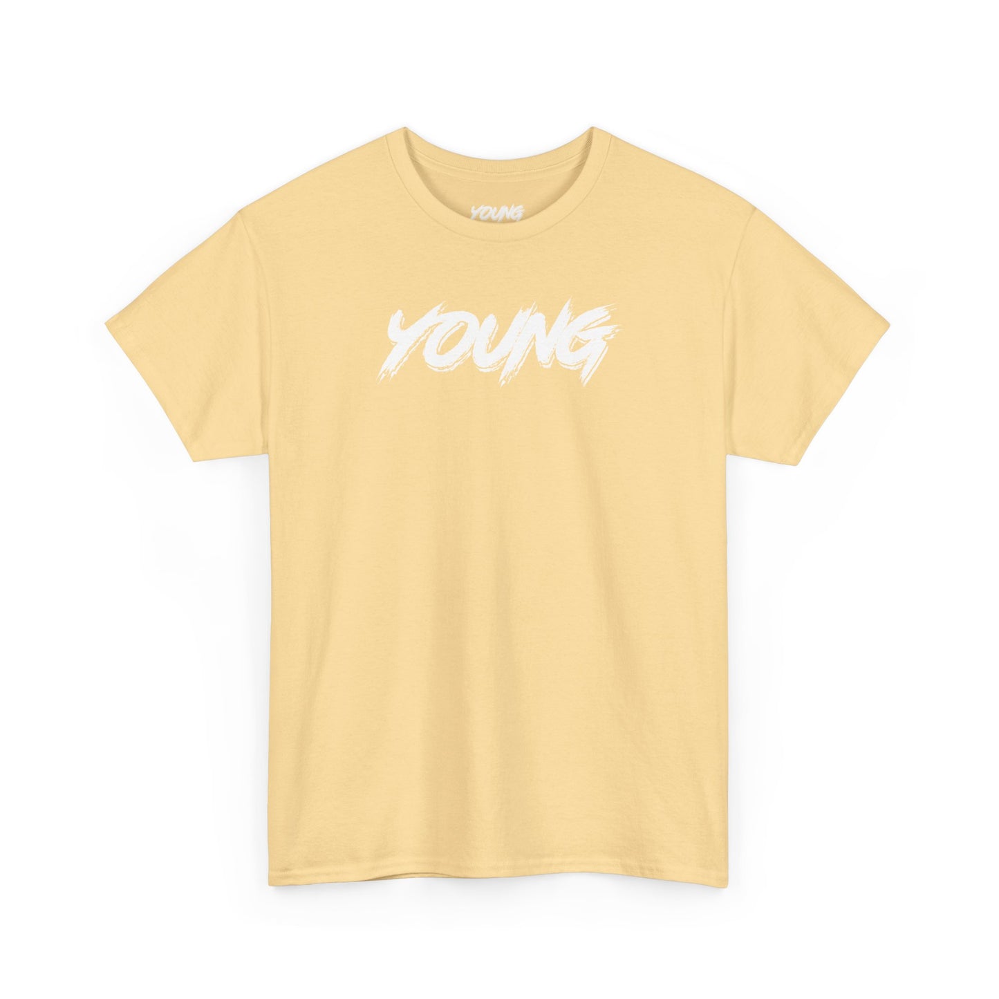 YOUNG (White Logo) Heavy Cotton T-Shirt — Official Band Merch