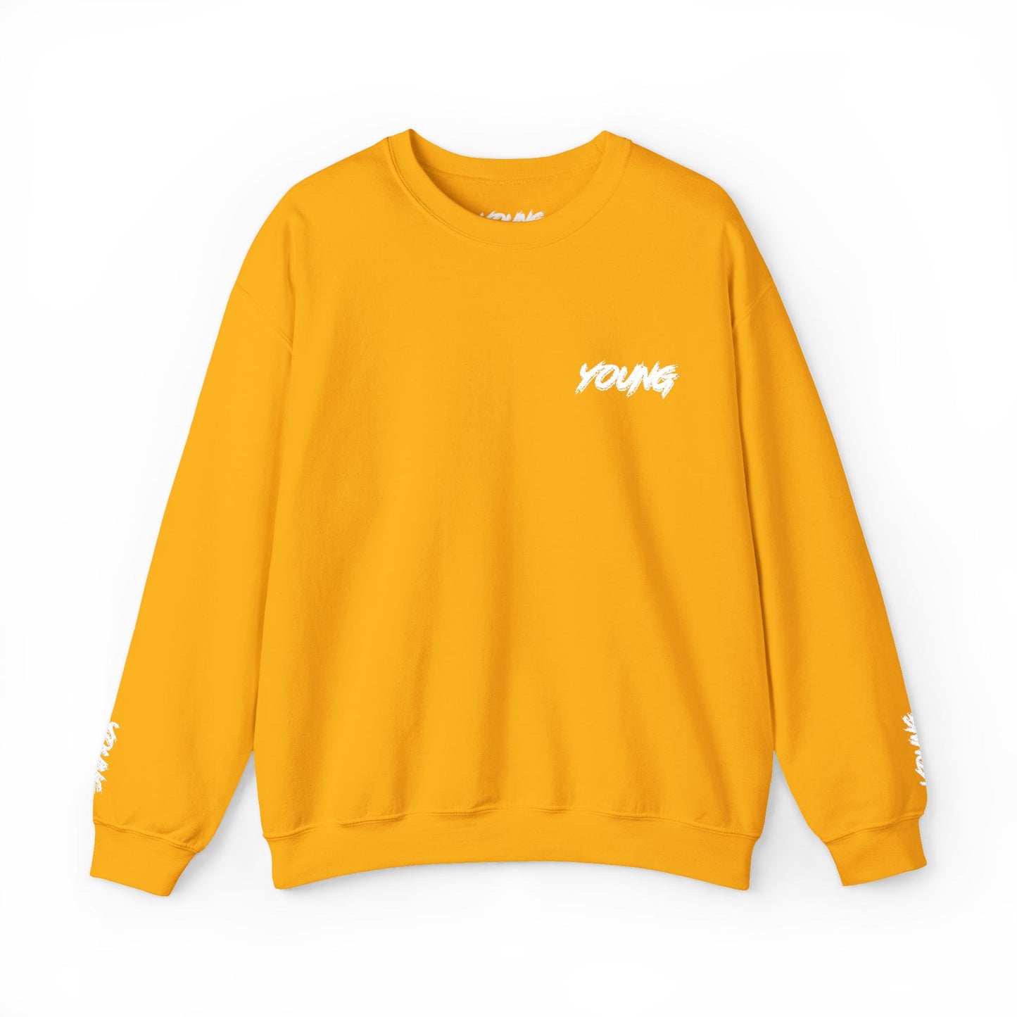 YOUNG (White Logo) Embroidered Crewneck Sweatshirt