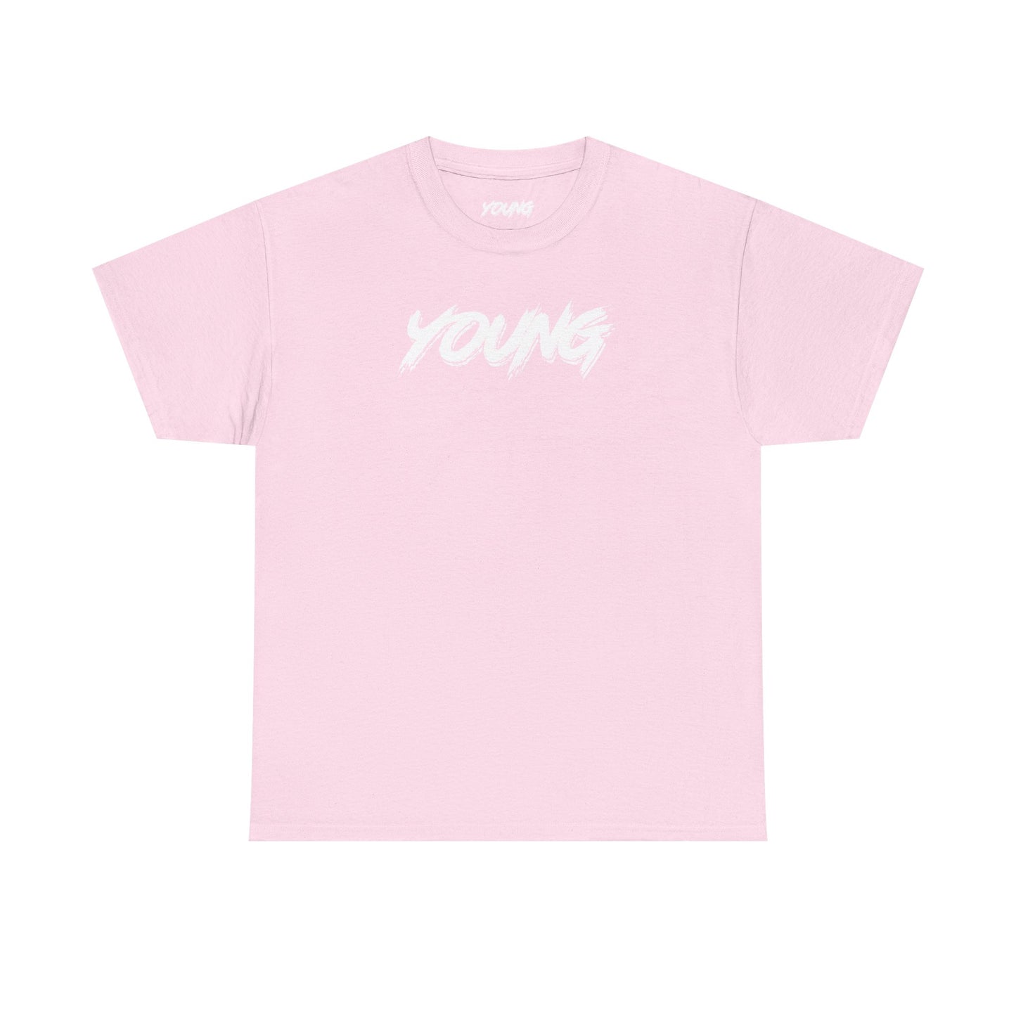 YOUNG (White Logo) Heavy Cotton T-Shirt — Official Band Merch