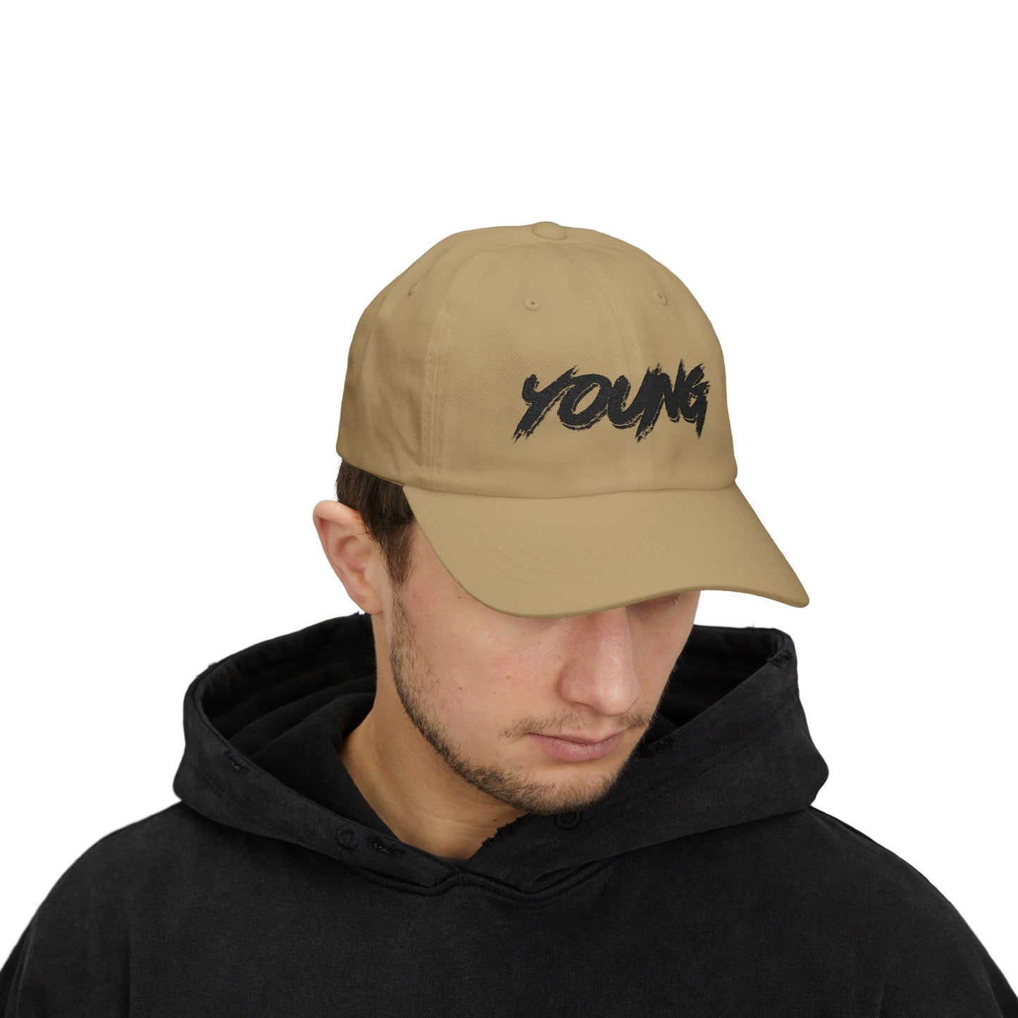 YOUNG (Black Logo) Cap — Classic Brand Baseball Hat