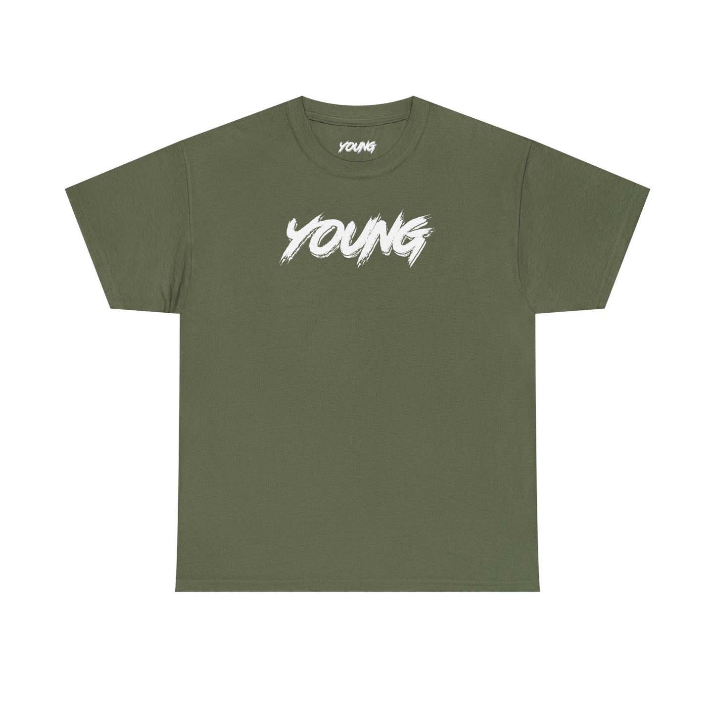 YOUNG (White Logo) Heavy Cotton T-Shirt — Official Band Merch