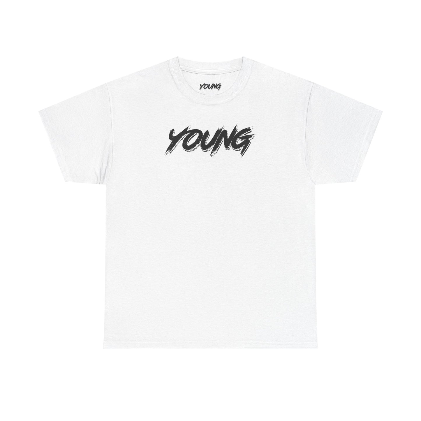 YOUNG (Black Logo) Heavy Cotton T-Shirt — Official Band Merch
